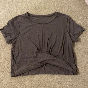 Lululemon short sleeve crop top